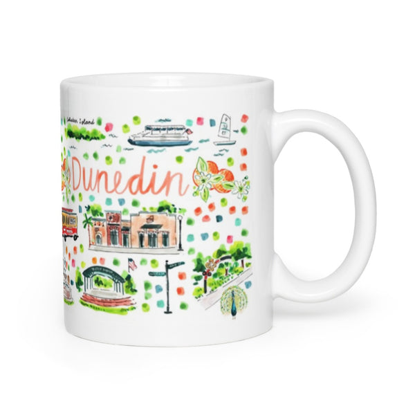 Dunedin, FL Map Mug