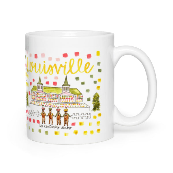 Louisville, KY Map Mug