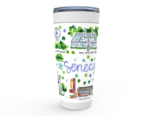 Seneca, SC Map Tumbler