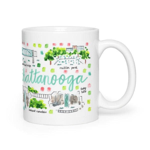 Chattanooga, TN Map Mug