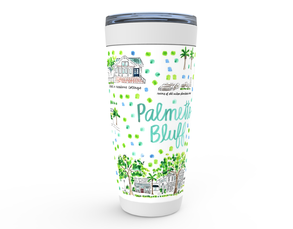 Palmetto Bluff, SC  Map Tumbler