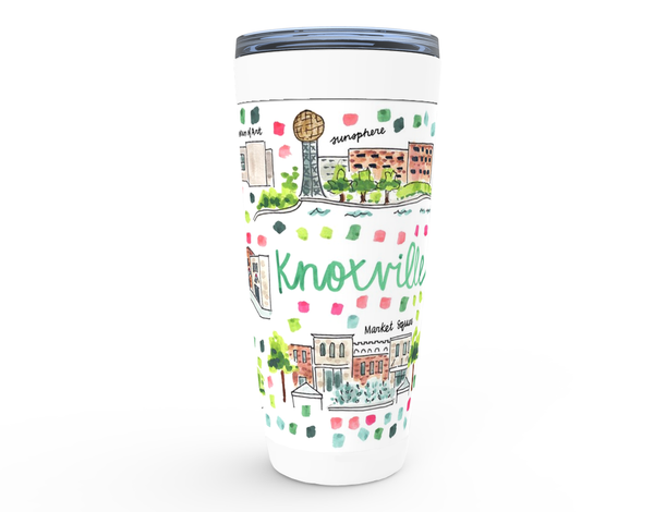 Knoxville, TN Map Tumbler