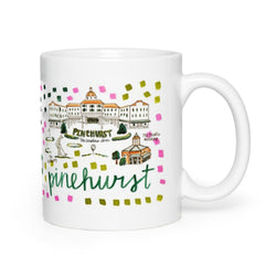 Pinehurst, NC Map Mug