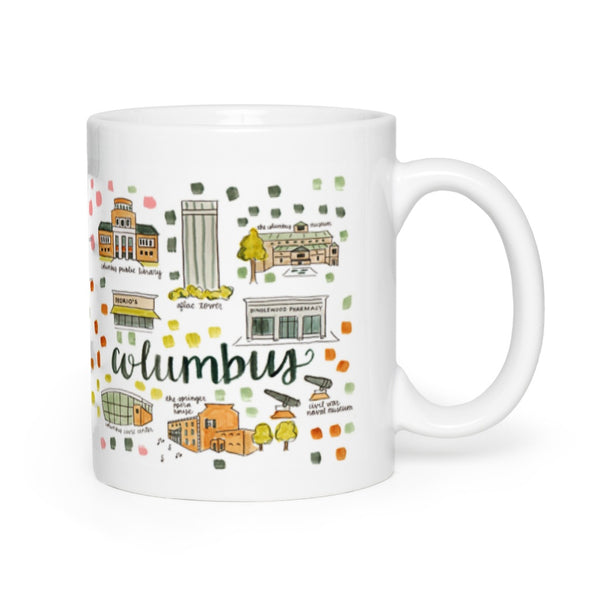 Columbus, GA Map Mug