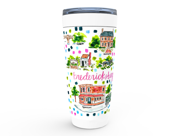 Fredericksburg, VA Map Tumbler