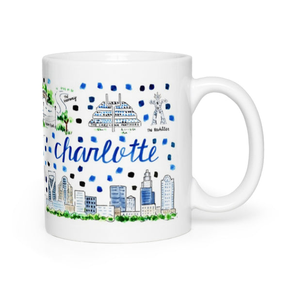 Charlotte, NC Map Mug