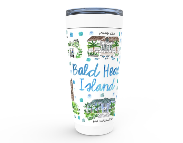 Bald Head Island, NC Map Tumbler