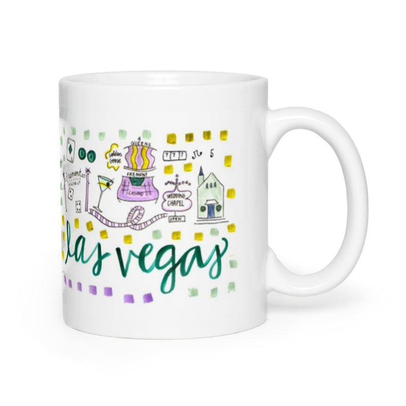 Las Vegas, NV Map Mug