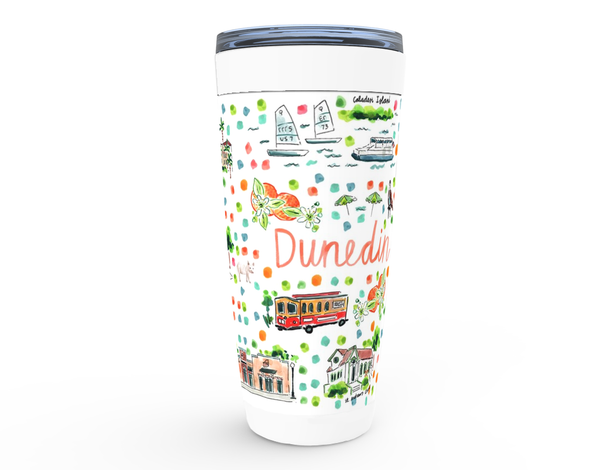 Dunedin, FL Map Tumbler