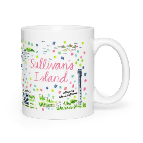 Sullivan's Island, SC Map Mug