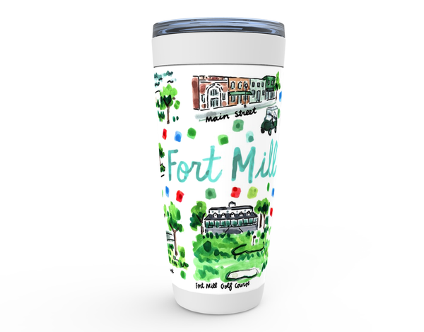 Fort Mill, SC Map Tumbler