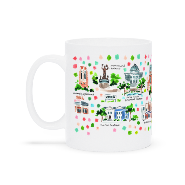 Richmond, VA Map Mug