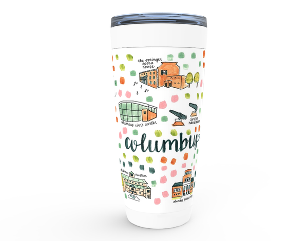 Columbus, GA Map Tumbler