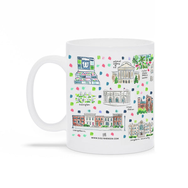 Washington DC Map Mug